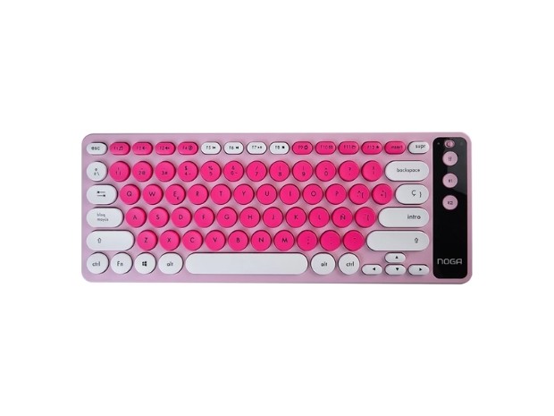 &uu KIT TECLADO PC INALAMBRICO + BT NKB-Q30